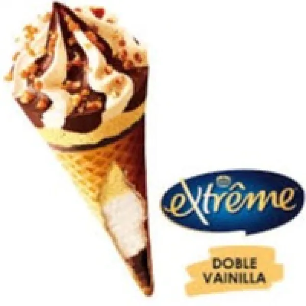 Helado extreme doble vanilla
